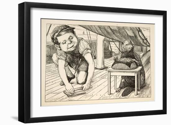 The Beaver Kept Looking the Opposite Way'-Henry Holiday-Framed Premium Giclee Print