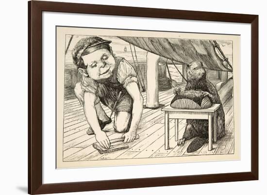 The Beaver Kept Looking the Opposite Way'-Henry Holiday-Framed Giclee Print