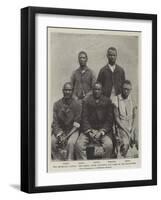 The Bechuana Rising, the Rebel Chief Galishwe and Some of His Followers-null-Framed Giclee Print