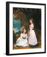 The Beckford Children-George Romney-Framed Art Print