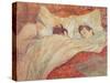The Bed, circa 1892-95-Henri de Toulouse-Lautrec-Stretched Canvas