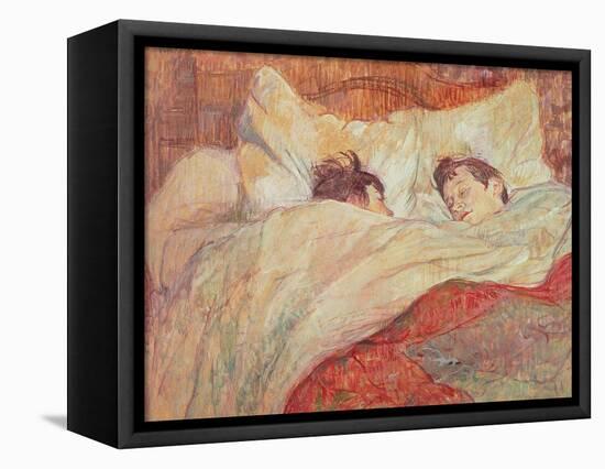 The Bed, circa 1892-95-Henri de Toulouse-Lautrec-Framed Stretched Canvas