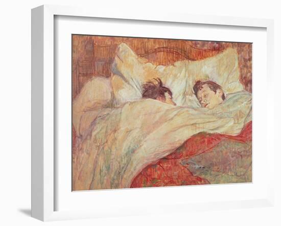 The Bed, circa 1892-95-Henri de Toulouse-Lautrec-Framed Giclee Print