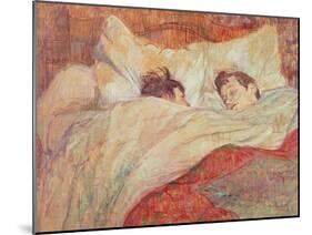 The Bed, circa 1892-95-Henri de Toulouse-Lautrec-Mounted Giclee Print