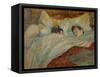 The Bed (Le Lit), 1892-Henri de Toulouse-Lautrec-Framed Stretched Canvas