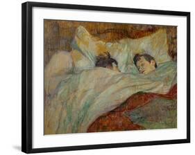 The Bed (Le Lit), 1892-Henri de Toulouse-Lautrec-Framed Giclee Print