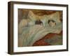 The Bed (Le Lit), 1892-Henri de Toulouse-Lautrec-Framed Premium Giclee Print