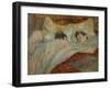 The Bed (Le Lit), 1892-Henri de Toulouse-Lautrec-Framed Premium Giclee Print