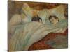 The Bed (Le Lit), 1892-Henri de Toulouse-Lautrec-Stretched Canvas