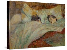 The Bed (Le Lit), 1892-Henri de Toulouse-Lautrec-Stretched Canvas