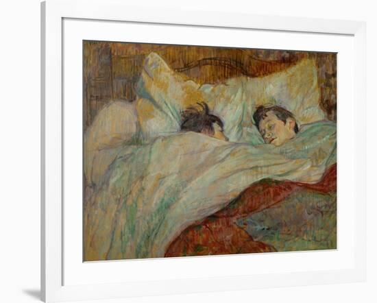 The Bed (Le Lit), 1892-Henri de Toulouse-Lautrec-Framed Giclee Print