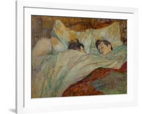 The Bed (Le Lit), 1892-Henri de Toulouse-Lautrec-Framed Giclee Print