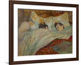 The Bed (Le Lit), 1892-Henri de Toulouse-Lautrec-Framed Giclee Print