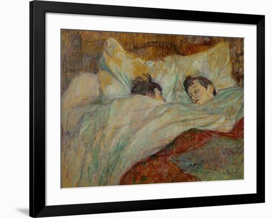 The Bed (Le Lit), 1892-Henri de Toulouse-Lautrec-Framed Giclee Print