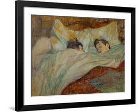 The Bed (Le Lit), 1892-Henri de Toulouse-Lautrec-Framed Giclee Print