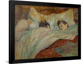 The Bed (Le Lit), 1892-Henri de Toulouse-Lautrec-Framed Giclee Print