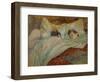 The Bed (Le Lit), 1892-Henri de Toulouse-Lautrec-Framed Premium Giclee Print