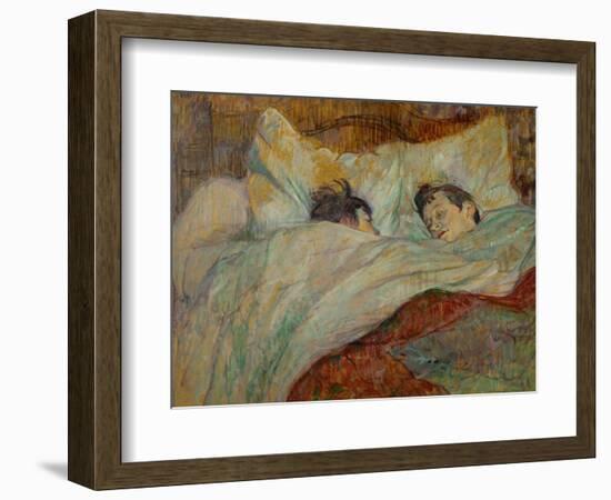 The Bed (Le Lit), 1892-Henri de Toulouse-Lautrec-Framed Giclee Print