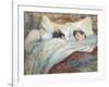 The Bed-Henri de Toulouse-Lautrec-Framed Art Print