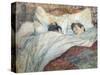The Bed-Henri de Toulouse-Lautrec-Stretched Canvas