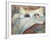 The Bed-Henri de Toulouse-Lautrec-Framed Art Print