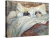 The Bed-Henri de Toulouse-Lautrec-Stretched Canvas
