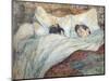 The Bed-Henri de Toulouse-Lautrec-Mounted Art Print