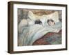 The Bed-Henri de Toulouse-Lautrec-Framed Art Print