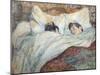 The Bed-Henri de Toulouse-Lautrec-Mounted Art Print