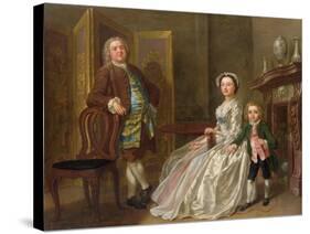 The Bedford Family, also known as the Walpole Family-Francis Hayman-Stretched Canvas