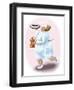 The Bedpan Nurse-Linda Braucht-Framed Giclee Print