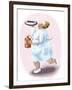 The Bedpan Nurse-Linda Braucht-Framed Giclee Print