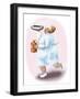 The Bedpan Nurse-Linda Braucht-Framed Giclee Print