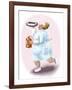 The Bedpan Nurse-Linda Braucht-Framed Giclee Print