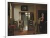 The Bedroom, 1658-90-Pieter de Hooch-Framed Art Print