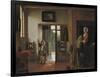 The Bedroom, 1658-90-Pieter de Hooch-Framed Art Print