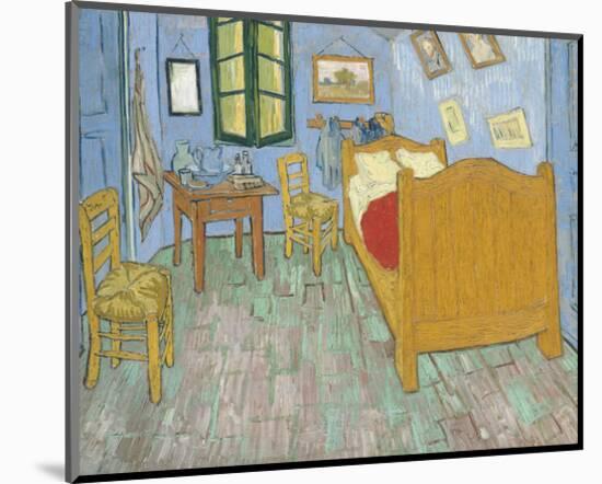 The Bedroom, 1889-Vincent van Gogh-Mounted Art Print