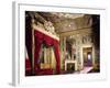 The Bedroom Containing Canopied Bed Where Vittorio Emanuele II of Savoy Was Born-null-Framed Giclee Print