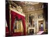 The Bedroom Containing Canopied Bed Where Vittorio Emanuele II of Savoy Was Born-null-Mounted Giclee Print