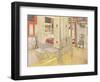 The Bedroom, Published in "Lasst Licht Hinin," 1909-Carl Larsson-Framed Giclee Print