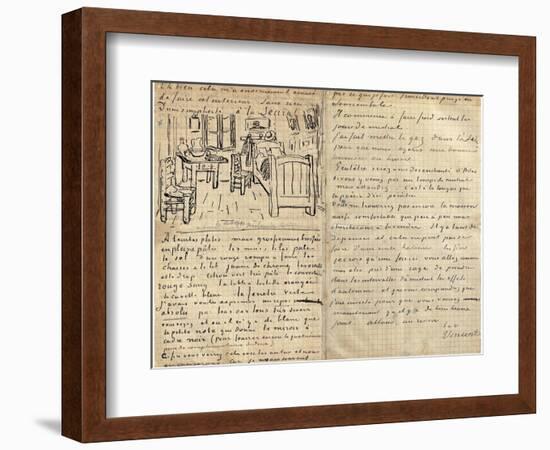 The Bedroom-Vincent van Gogh-Framed Giclee Print