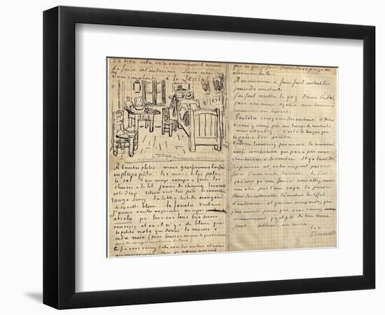 The Bedroom-Vincent van Gogh-Framed Giclee Print