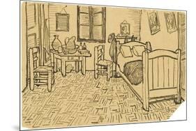 The Bedroom-Vincent van Gogh-Mounted Giclee Print