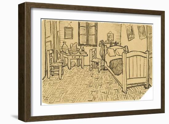 The Bedroom-Vincent van Gogh-Framed Giclee Print