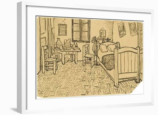 The Bedroom-Vincent van Gogh-Framed Giclee Print