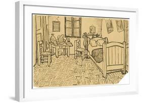 The Bedroom-Vincent van Gogh-Framed Giclee Print