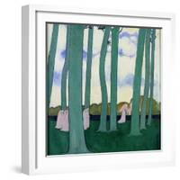 The Beeches at Kerdual, 1892-Maurice Denis-Framed Giclee Print