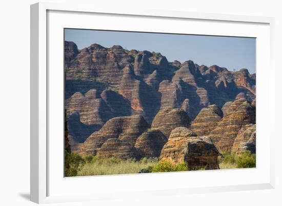The Beehive-Like Mounds in the Purnululu National Park-Michael Runkel-Framed Photographic Print