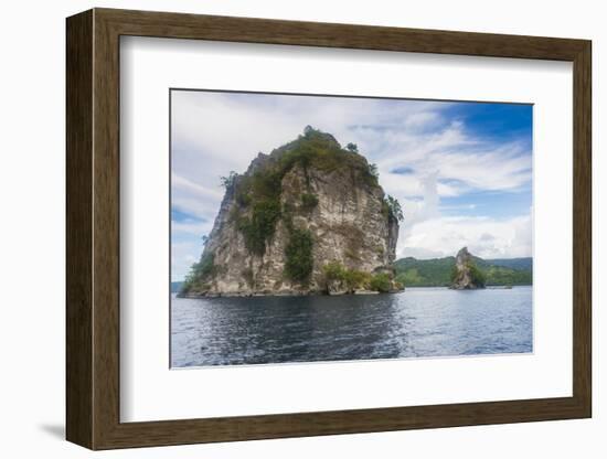 The Beehives (Dawapia Rocks) in Simpson Harbour, Rabaul, East New Britain, Papua New Guinea, Pacifi-Michael Runkel-Framed Photographic Print