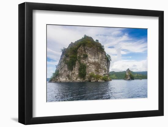 The Beehives (Dawapia Rocks) in Simpson Harbour, Rabaul, East New Britain, Papua New Guinea, Pacifi-Michael Runkel-Framed Photographic Print